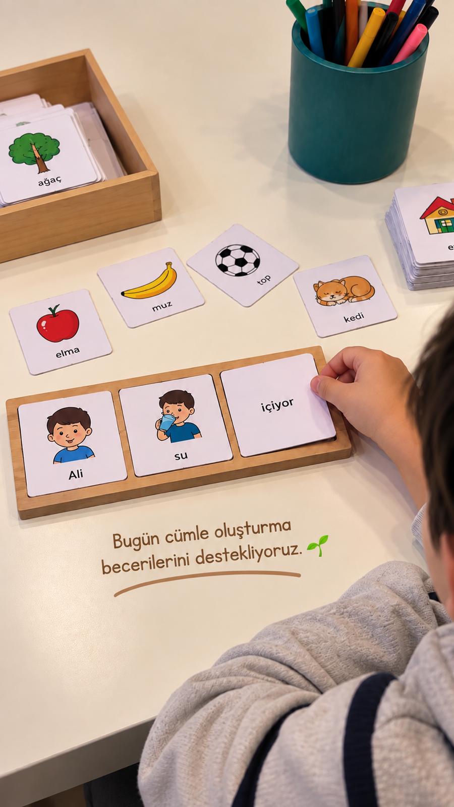 Dil ve konuşma terapisi seansı