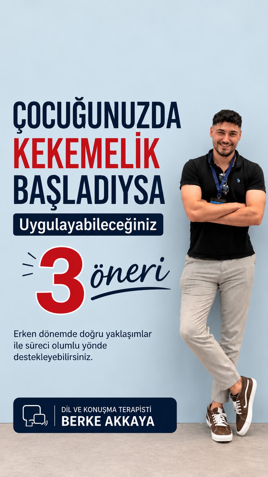 Kekemelik hakkında bilgilendirici içerik