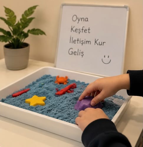 Dil ve konuşma terapisi seansı